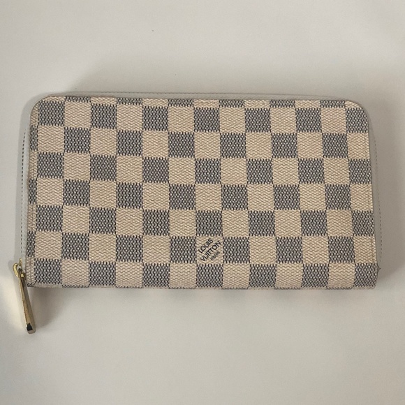 Louis Vuitton Zippy Wallet Azure Damier - Picture 1 of 16